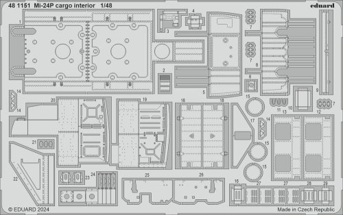 Go to product Eduard 481151 - 1:48 Mi-24P cargo interior