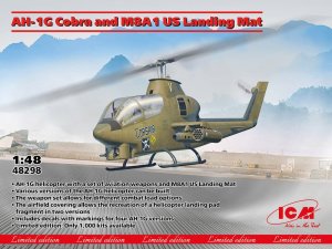 ICM 48298 - 1:48 AH-1G Cobra and M8A1 US Landing Mat.