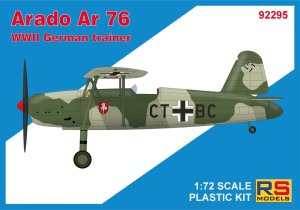 RS Models 92295 - 1:72 Arado Ar 76 WWII German Trainer