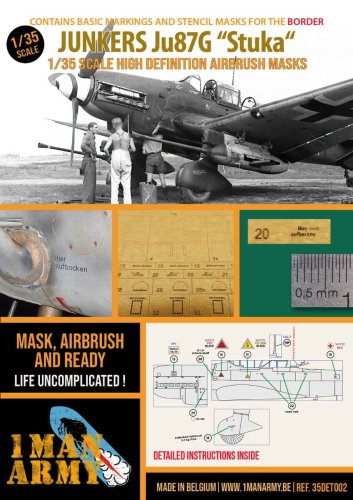 Go to product 1 Man Army 35DET002 - 1:35 Junkers Ju 87G Stuka - Border.