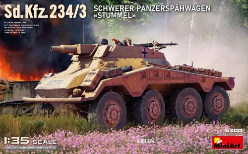Go to product Miniart 53001 - 1:35 Sd.Kfz.234/3 Schwerer Panzerspahwagen Stummell