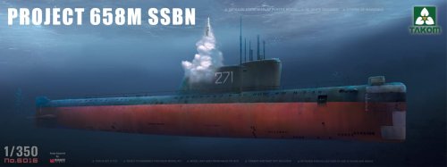 Go to product Takom 6016 - 1:350 Project 658M SSBN
