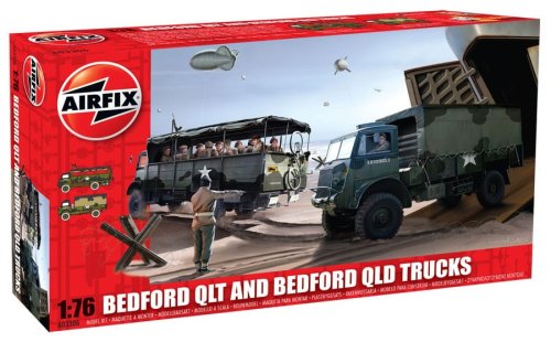 Go to product AIRFIX 03306 - 1:76 Bedford QLT and Bedford QLD Trucks