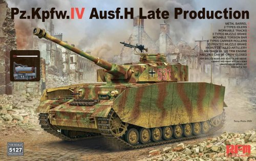 Go to product Rye Field Model 5127 - 1:35 Pz.Kpfw.IV Ausf.H Late production