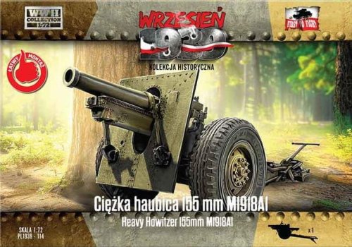 Go to product First To Fight 114 - September 1939 - 1:72 Ciężka Haubica 155 mm M1918A1
