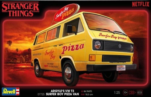 Go to product Revell 07725 - 1:25 Argyle's VW T3 Surfer Boy Pizza Van Stranger Things