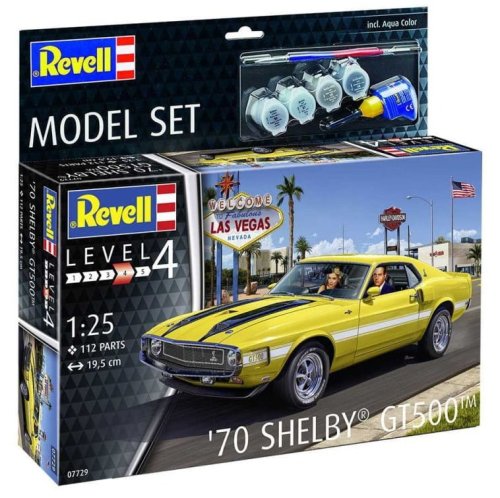 Go to product Revell 67729 - 1:25 1970 Shelby Mustang GT500 model set