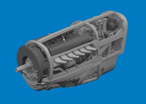 Go to product Eduard 672389 - 1:72 P-51D engine Print 3D