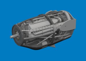 Eduard 6481037 - 1:48 P-38F/G right engine Print 3D