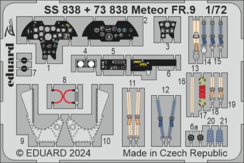 Go to product Eduard SS838 - 1:72 Meteor FR.9