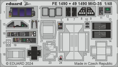 Go to product Eduard FE1490 - 1:48 MiG-35
