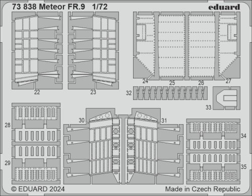 Go to product Eduard 73838 - 1:72 Meteor FR.9