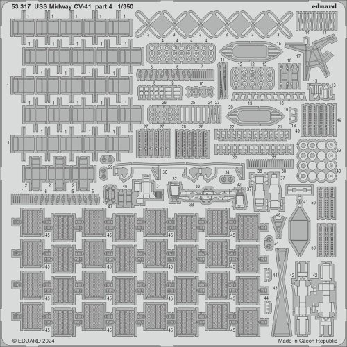 Go to product Eduard 53317 - 1:350 USS Midway CV-41 part 4