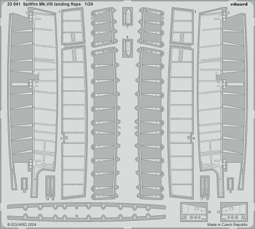 Go to product Eduard 23041 - 1:24 Spitfire Mk.VIII landing flaps
