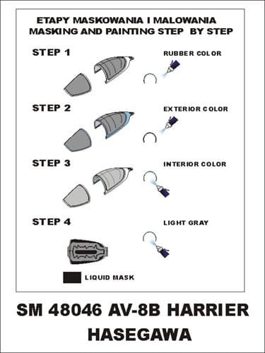 Go to product MONTEX SM48046 - 1:48 AV-8B Harrier