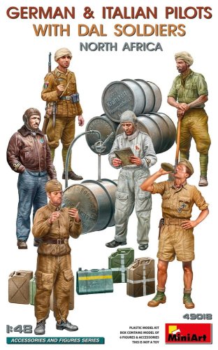 Go to product Miniart 49018 - 1:48 German & Italian Pilots with DAL Soldiers North Africa