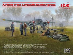 ICM DS4805 - 1:48 Airfield of The Luftwaffe Bomber Group