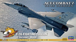 Hasegawa SP610 52410 - 1:72 F-16 Fighting Falcon C Version Mage Ace Combat 7 Skies Unknown