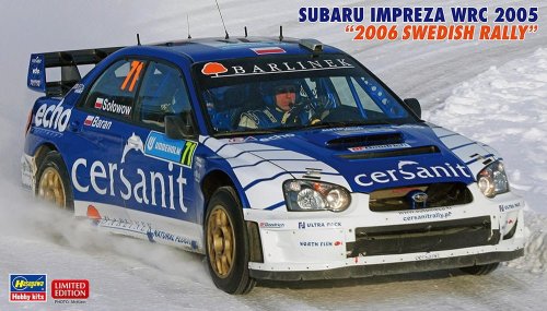 Go to product Hasegawa 20707 - 1:24 Subaru Impreza WRC 2005 2006 Swedish Rally