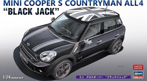 Go to product Hasegawa 20704 - 1:24 Mini Cooper S Countryman ALL4 Black Jack