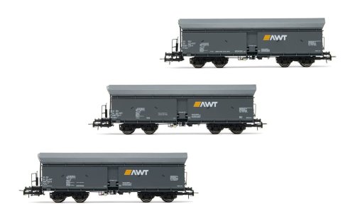 Go to product Rivarossi HR6590 H0 - Set of 3 Fals self-unloading wagons, AWT, ep. VI