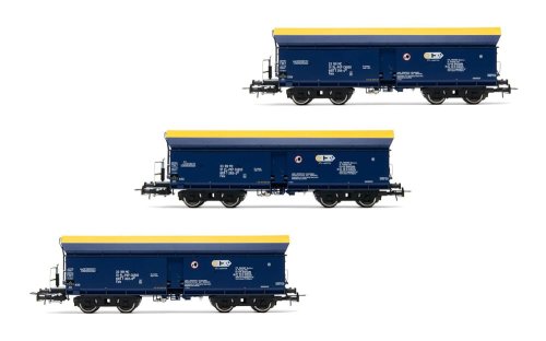 Go to product Rivarossi HR6589 H0 - Set of 3 Fals self-dumping wagons, CTL Logistics, ep. VI