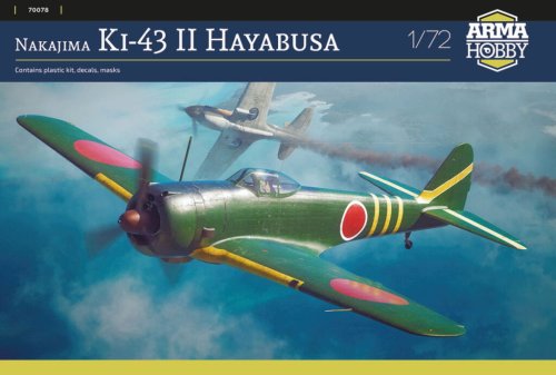 Go to product Arma Hobby 70078 - 1:72 Nakajima Ki-43 II Hayabusa