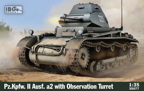 Go to product IBG 35077 - 1:35 Pz.Kpfw. Ausf. a2 with Observation Turret
