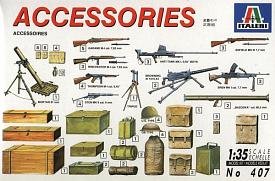 ITALERI 0407 - 1:35 Accessories and guns (WW II US & British)