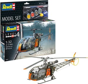 Revell 63804 - 1:32 Alouette II model z farbami