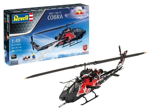 Go to product Revell 05640 - 1:48 Bell AH-1F Cobra 25th Flying Bulls model z farbami