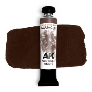 AK Interactive G10 - Old Rust gouache paint 20 ml