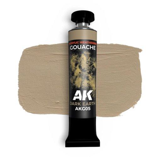 Go to product AK Interactive G05 - Dark Earth gouache paint 20 ml