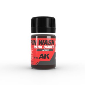 AK Interactive 325 - Dark Umber Pin Wash 35 ml