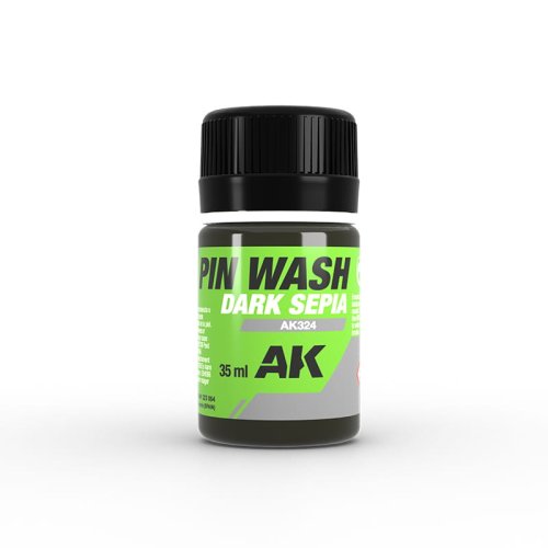 Go to product AK Interactive 324 - Dark Sepia Pin Wash 35 ml