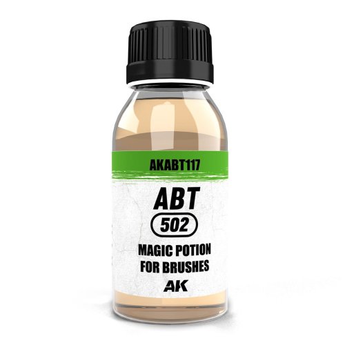 Go to product AK Interactive ABT117 - 502 Abteilung Magic Potion For Brushes 100 ml