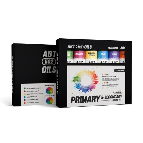 Go to product AK Interactive ABT309 - Oil Paint Set 502 Abteilung Primary & Secondary Color