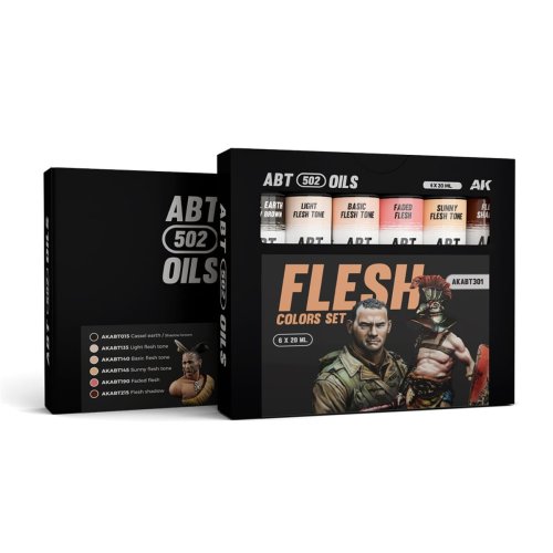Go to product AK Interactive ABT301 - Oil Paint Set 502 Abteilung Flesh Color.