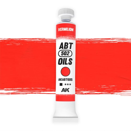 Go to product AK Interactive ABT605 - 502 Abteilung Vermilion oil paint 20 ml
