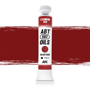 AK Interactive ABT560 - 502 Abteilung Cadmium Red oil paint 20 ml