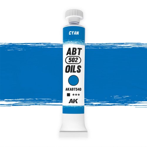 Go to product AK Interactive ABT540 - 502 Abteilung Cyan oil paint 20 ml
