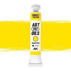 AK Interactive ABT535 - 502 Abteilung Primary Yellow oil paint 20 ml