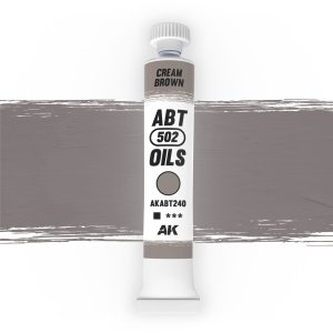 AK Interactive ABT240 - 502 Abteilung Cream Brown oil paint 20 ml