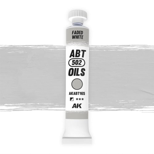 Go to product AK Interactive ABT165 - 502 Abteilung Faded White oil paint 20 ml