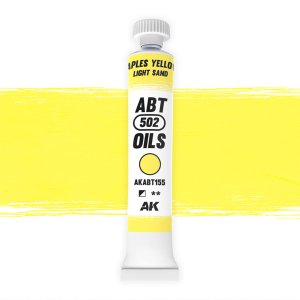 AK Interactive ABT155 - 502 Abteilung Naples Yellow / Light Sand oil paint 20 ml