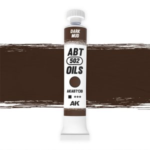 AK Interactive ABT130 - 502 Abteilung Dark Mud oil paint 20 ml