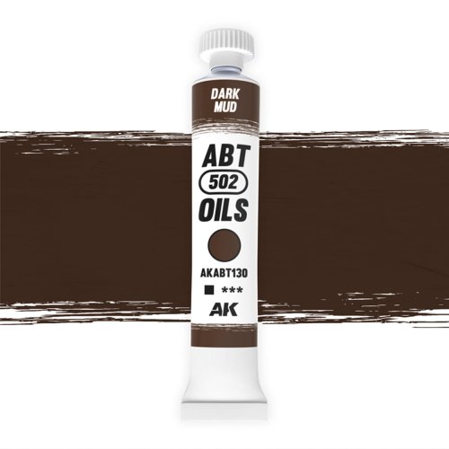 Go to product AK Interactive ABT130 - 502 Abteilung Dark Mud oil paint 20 ml