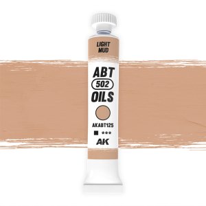 AK Interactive ABT125 - 502 Abteilung Light Mud oil paint 20 ml