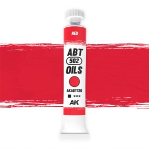 AK Interactive ABT120 - 502 Abteilung Red oil paint 20 ml