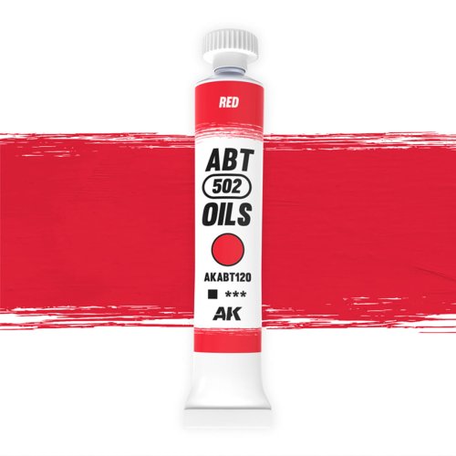 Go to product AK Interactive ABT120 - 502 Abteilung Red oil paint 20 ml